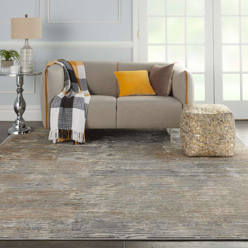 Solace SLA01 Grey Beige Rug