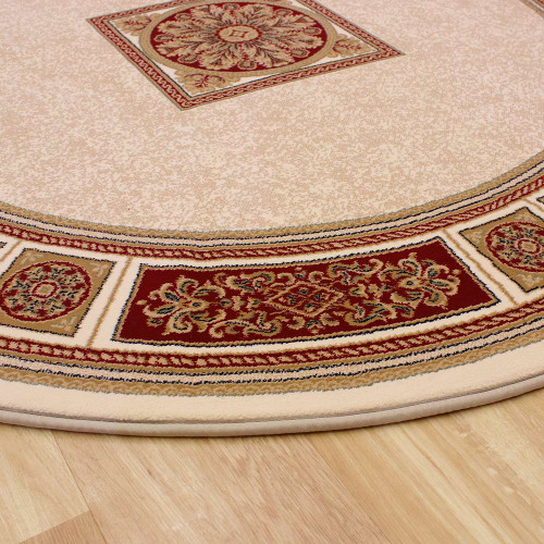 Classic Ruby Davinci Rug 200x200cm CIRCLE
