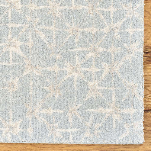 Blue Grey Cream Rug Chamonix