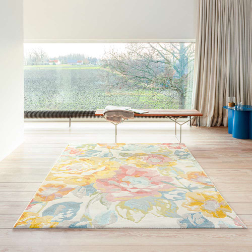 Pink Golden Roses Rug City AK990