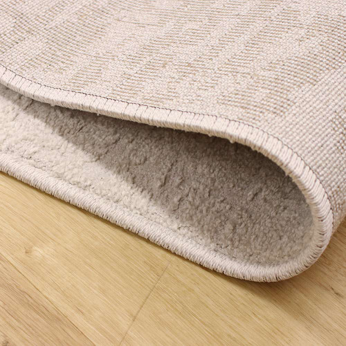 Geo Rug Plain Ivory Pearl 03 6161
