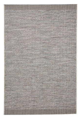 Stitch 9682 Silver Black Indoor Outdoor Rug