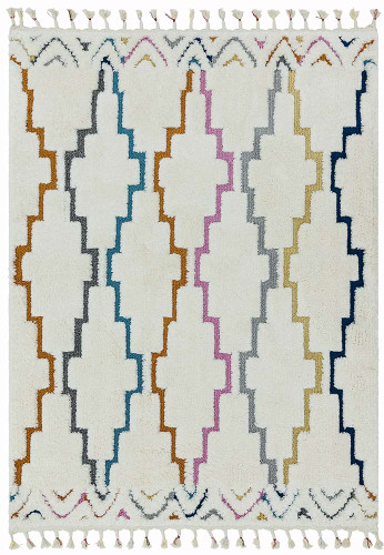 Ariana AR01 Trellis Soft Fringed Rug