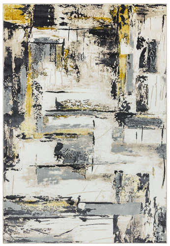 Orion OR03 Decor Yellow Modern Abstract Rug