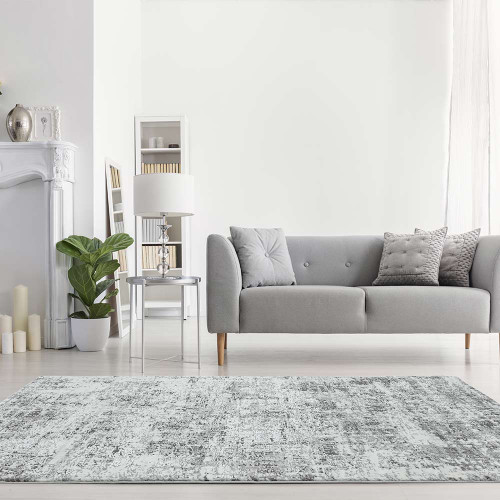 Orion OR05 Abstract Silver Modern Abstract Rug
