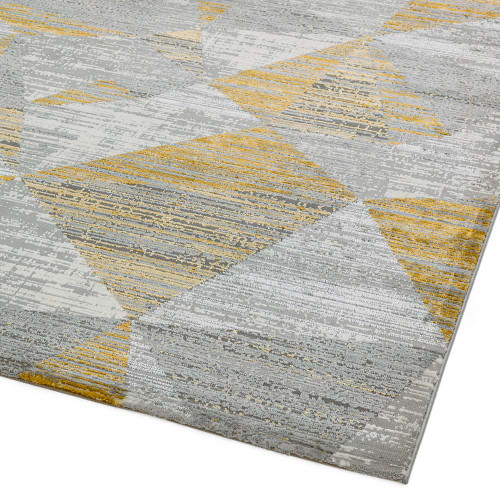 Orion OR12 Blocks Yellow Geometric Rug