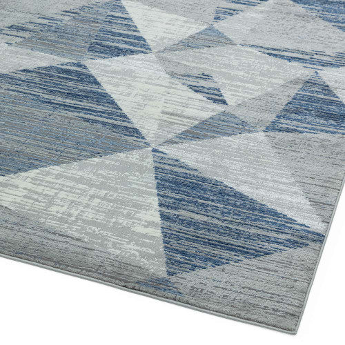 Orion OR14 Blocks Blue  Geometric Rug