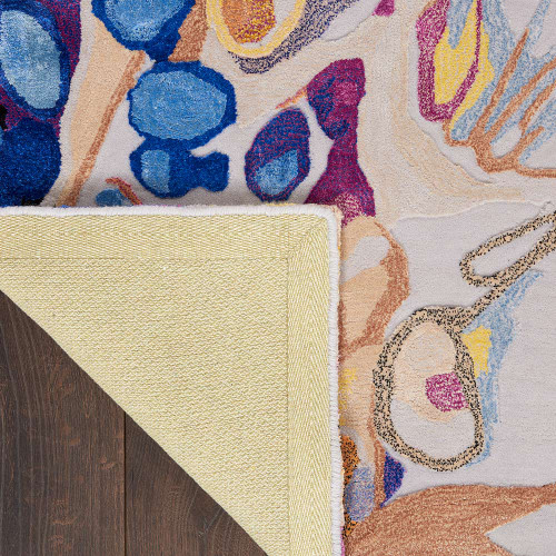 Prismatic PRS20 Grey Lilac Multi Contemporary Rug