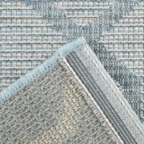 Indoor Outdoor Rug Pastel Blue