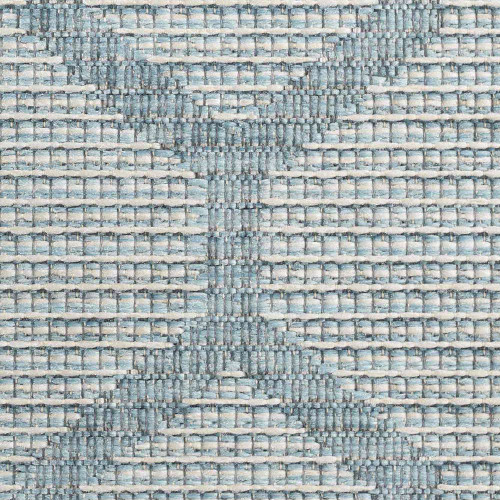 Indoor Outdoor Rug Pastel Blue