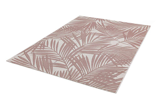 Patio Garden Rug 21 Pink Palm