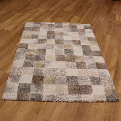 Mehari Beige Grey Brown Rug 45 6262