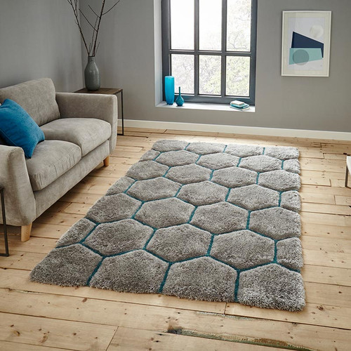 Noble House NH30782 Grey Blue Rug 150x230cm