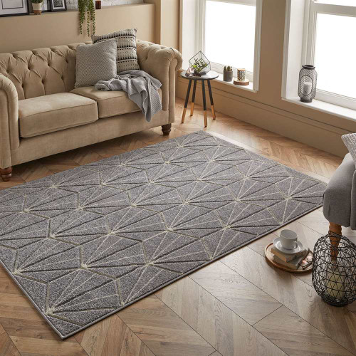 Portland Rug 750N Grey Cream