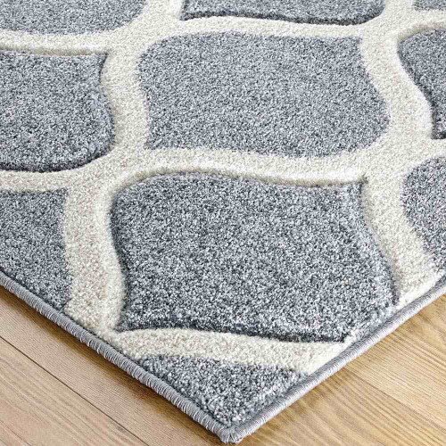 Grey Cream Portland Rug 10951