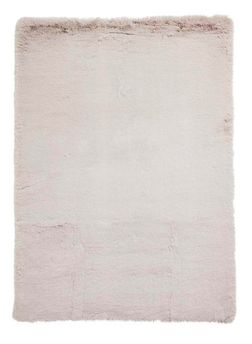 Thick Fluffy Rug Super Teddy Silver