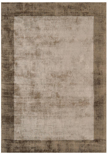 Choco Mocha Blade Border Rug 160x230cm