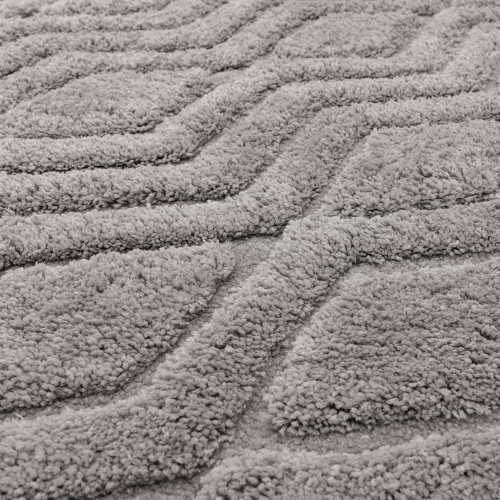 Harrison 3D Shag Silver Rug 120x170cm