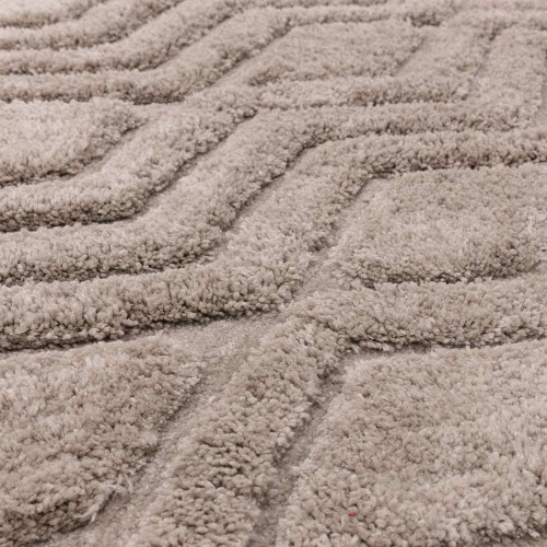 Harrison 3D Shag Rug Greige