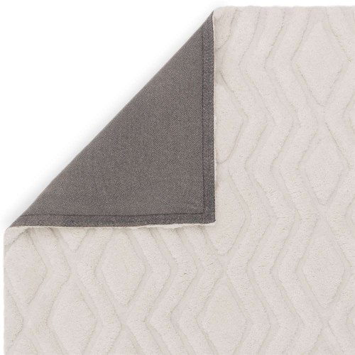 Harrison 3D Shag Rug Off White