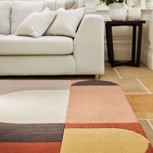Origins Bauhaus Graphic 2 Contemporary Wool Rug
