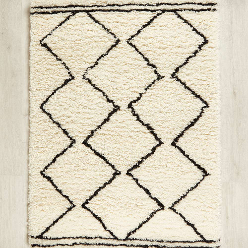 Origins Berber Natural Moroccan Shaggy Rug