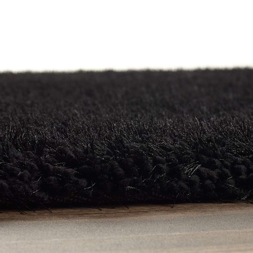 Origins Chicago Black Thick Shaggy Rug