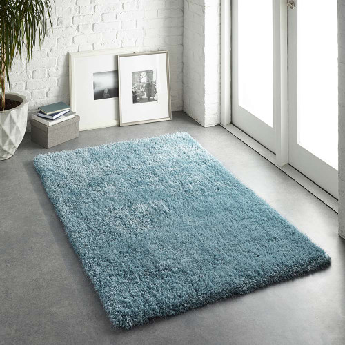 Origins Chicago Duck Egg Thick Shaggy Rug