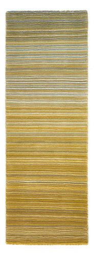 Origins Fine Stripes Ochre Striped Wool Rug