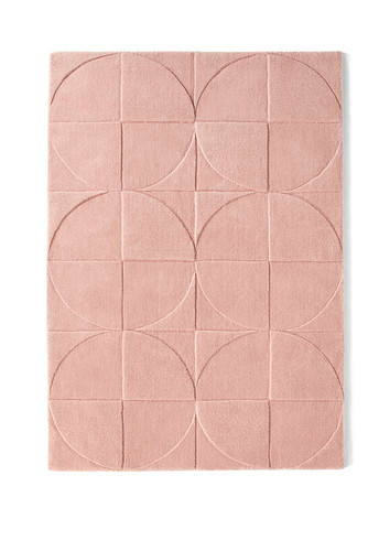 Origins Penny Blush Plain Carved Rug
