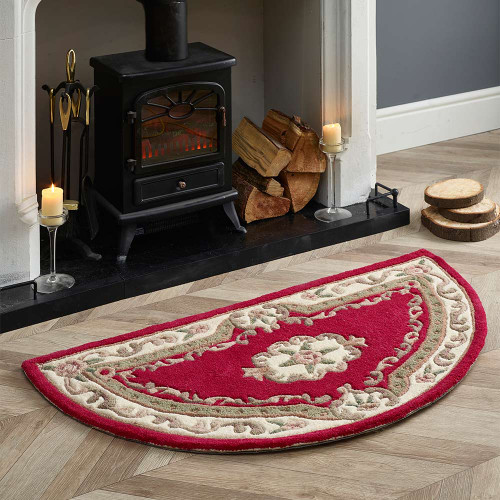 Origins Shensi Wine Aubusson Rug