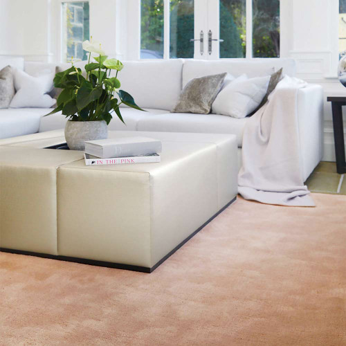 Rug Guru Hush Blush Plain Rug