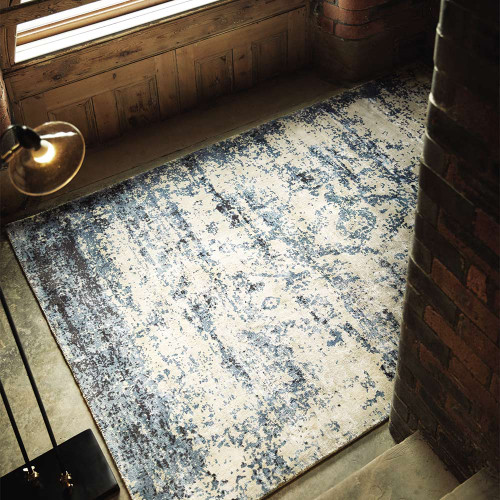 Rug Guru Persia Midnight Oyster Modern Rug