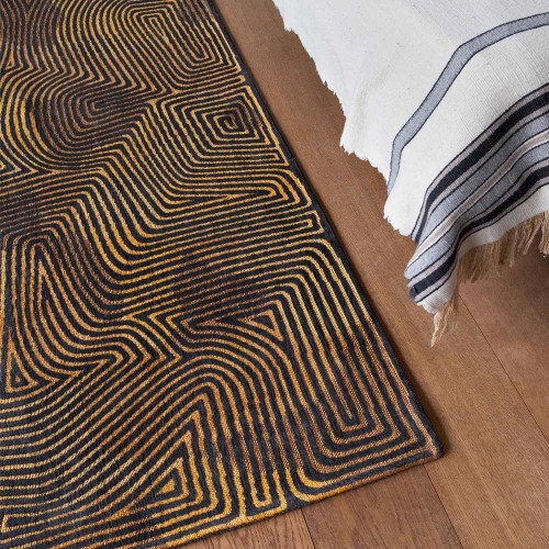 Black Gold 9227 Meditation Coral Rug