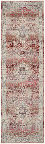 On Sale Vintage Kashan Red Ivory VKA07 Rug 71x244cm