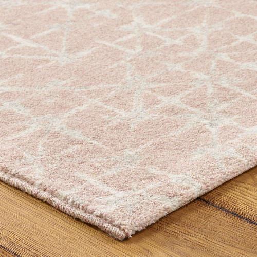 Pink Grey Cream Rug Chamonix 80x140cm