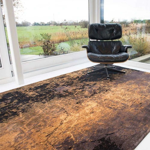 Mad Men Cracks Deep Mine 8618 Indoor Outdoor Washable Eco Rug