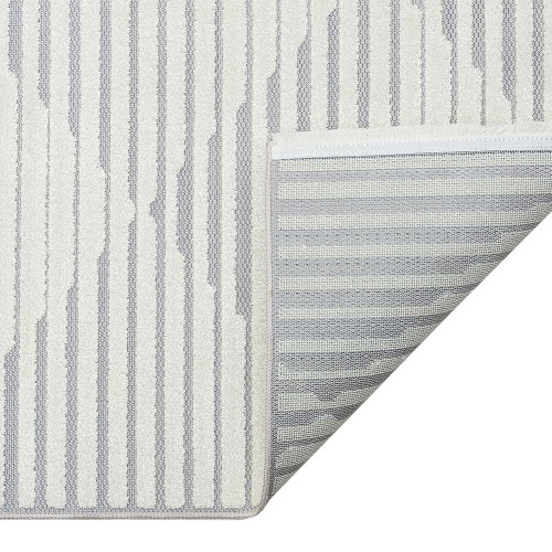 Jazz Indoor Outdoor JAZ10 Silver Rug by Concept Looms