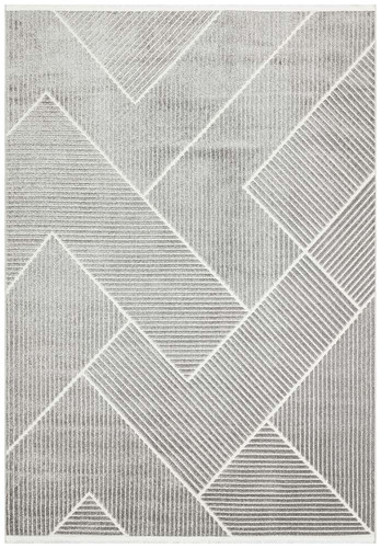 Jazz Indoor Outdoor JAZ17 Silver Rug by Concept Looms