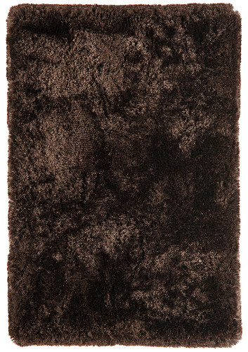 Ultra Thick Plush Shaggy Rug Chocolate Brown