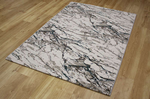 Quartz Cloud Metallic Aqua Rug