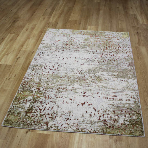 Stella Metallic Golden Pink Floor Rug