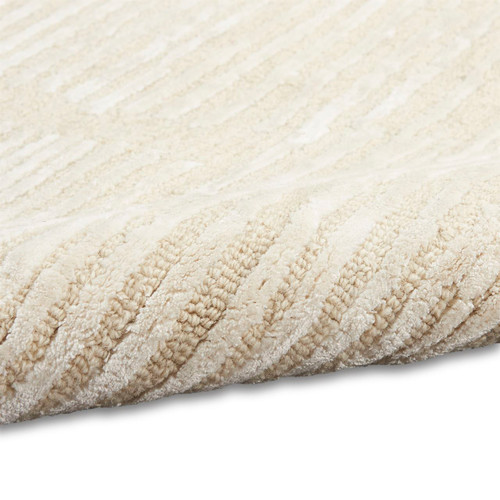 Calvin Klein Linear Stylish Ivory Rug