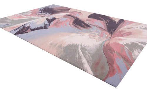 Brintons Calisia Anyl Alabaster Floral Wool Rug