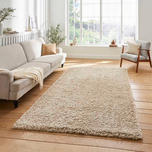 Solace 0961 Thick Soft Beige Rug