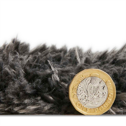 Solace 0961 Thick Soft Charcoal Rug