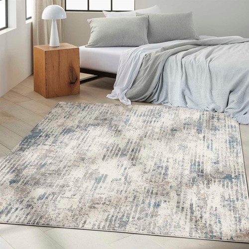 Calvin Klein Infinity 04 Ivory Grey Blue Rug