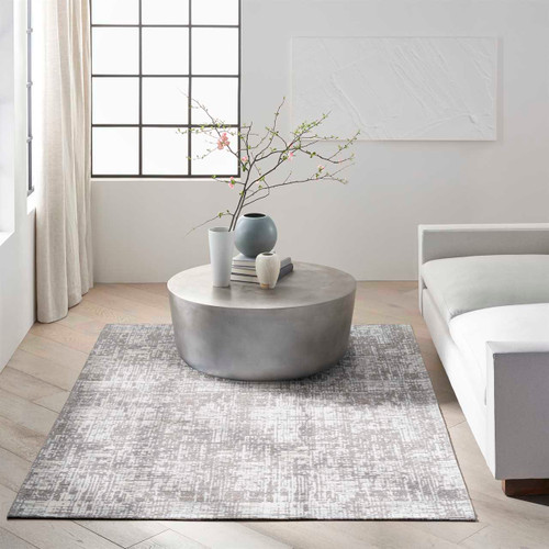 Calvin Klein Safi SFR02 Grey Ivory Soft Rug