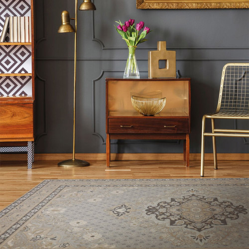 Brintons Tempo Natural Alofi Grey Wool Rug