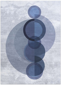 On Sale Dancer Arara Blue Thin Washable Rug 0031 55x85cm